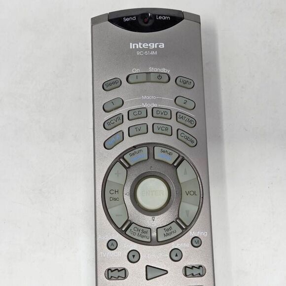 ONKYO INTEGRA RC-514M REMOTE CONTROL OEM GENUINE TESTED WORKING - Picture 2 of 4